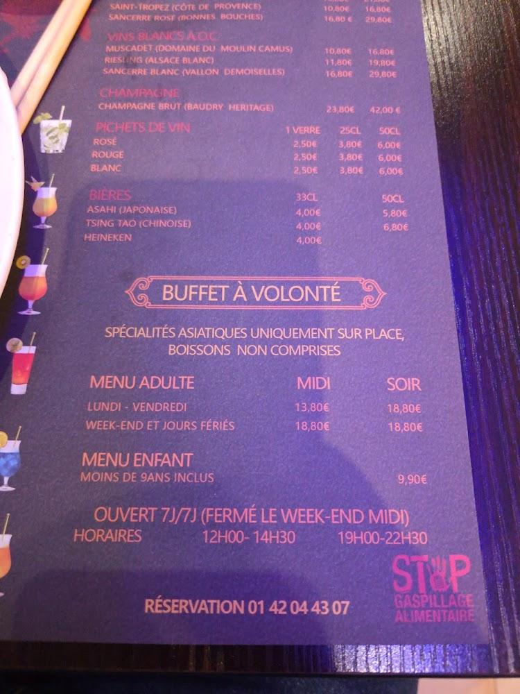 Villa Tokyo - Menu Image 2